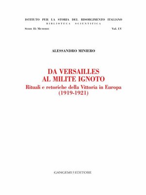 cover image of Da Versailles al Milite Ignoto